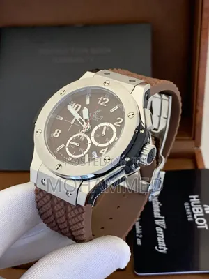 Hublot Chrnograph Rubber Strapped Wrist Watch