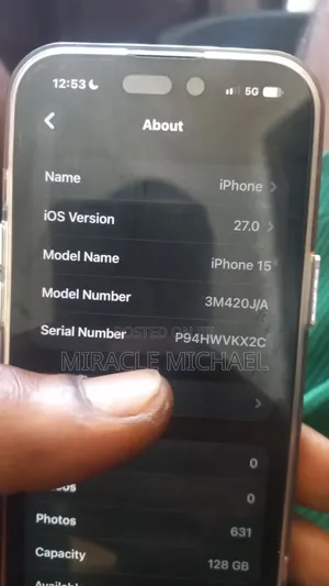 Apple iPhone 15 128 GB White