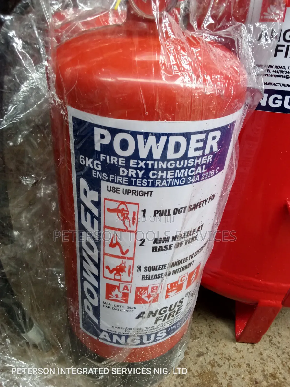 6kg Fire Extinguisher DCP