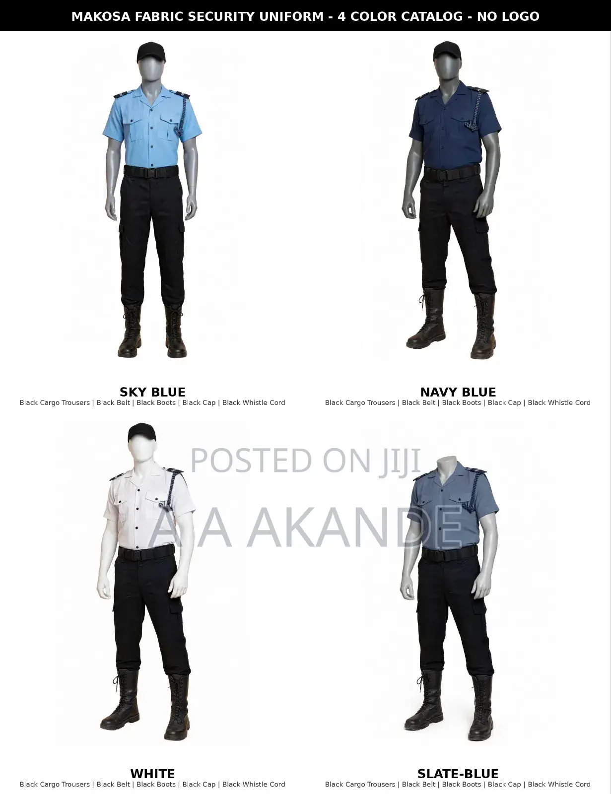 Complete Security Uniform Set