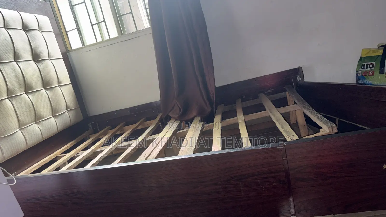 Bed Frame Neatly Used