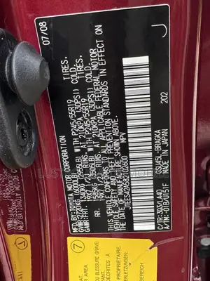 Toyota Highlander Limited 2008 Red
