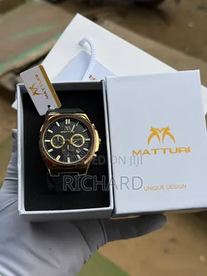 Luxury Matturi Active Chronograph Rubber