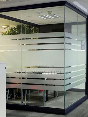 Executive Office Glass Wall Installation