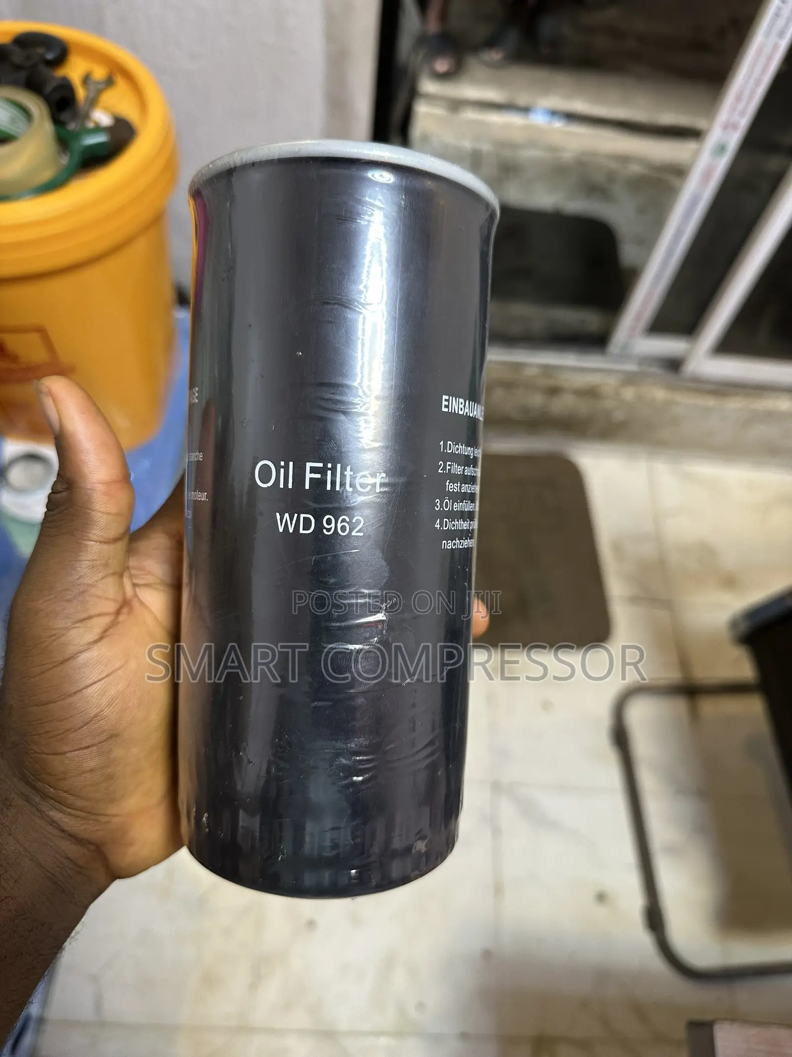 Spin-on Oil Filter Cartridge for Screw