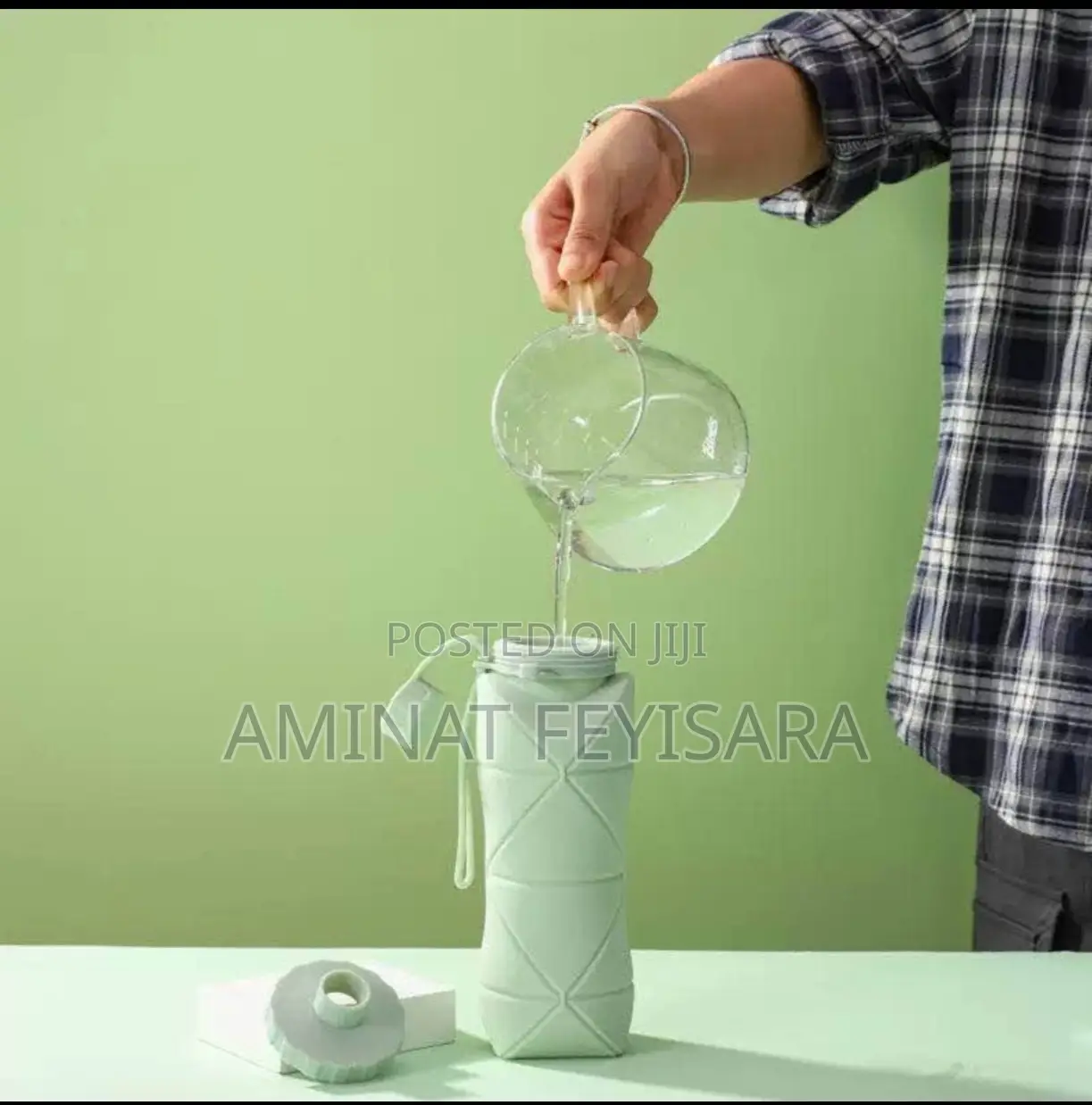 Foldable Silicon Water Bottle