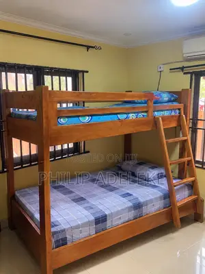 Strong Wooden Bunk Bed – Neatly Used Available