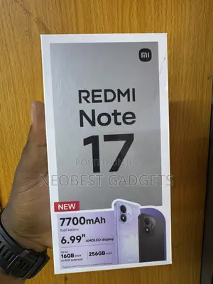 New Xiaomi Redmi Note 17 256 GB Black