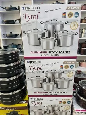 4pcs Aluminum Stock Pot