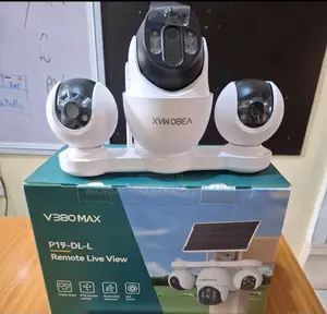 V380 Pro 3 Lens 4G Solar PTZ Camera