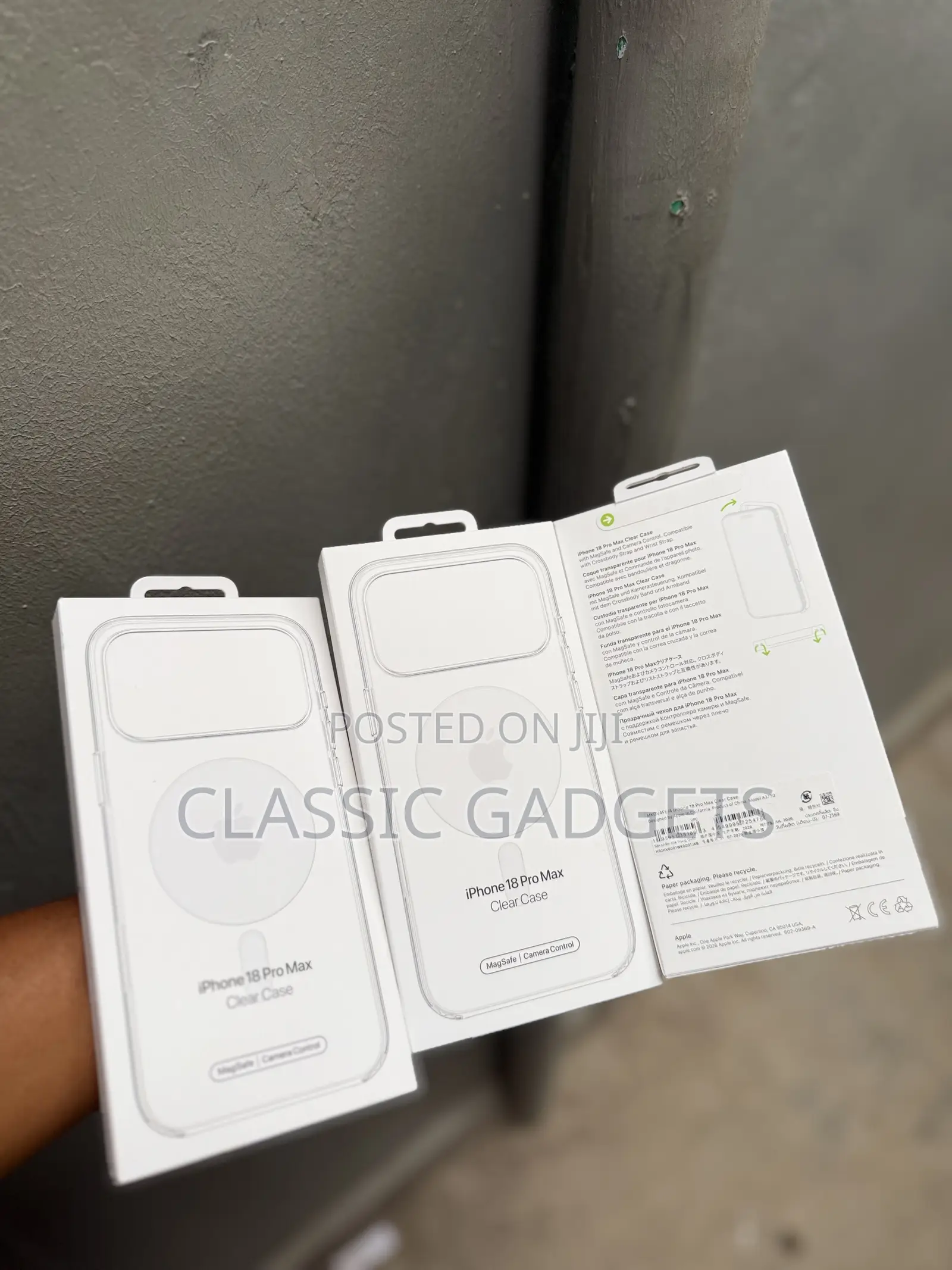 Official Apple Clear Case With MagSafe for iPhone 18 Pro Max