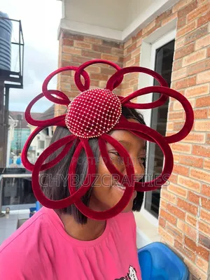 Wine Color Ring Facinator