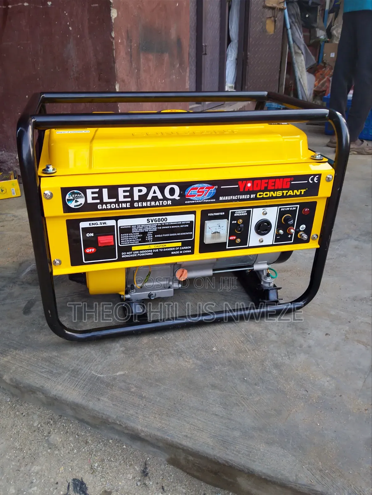 Elepaq Constant Manual Generator 2500