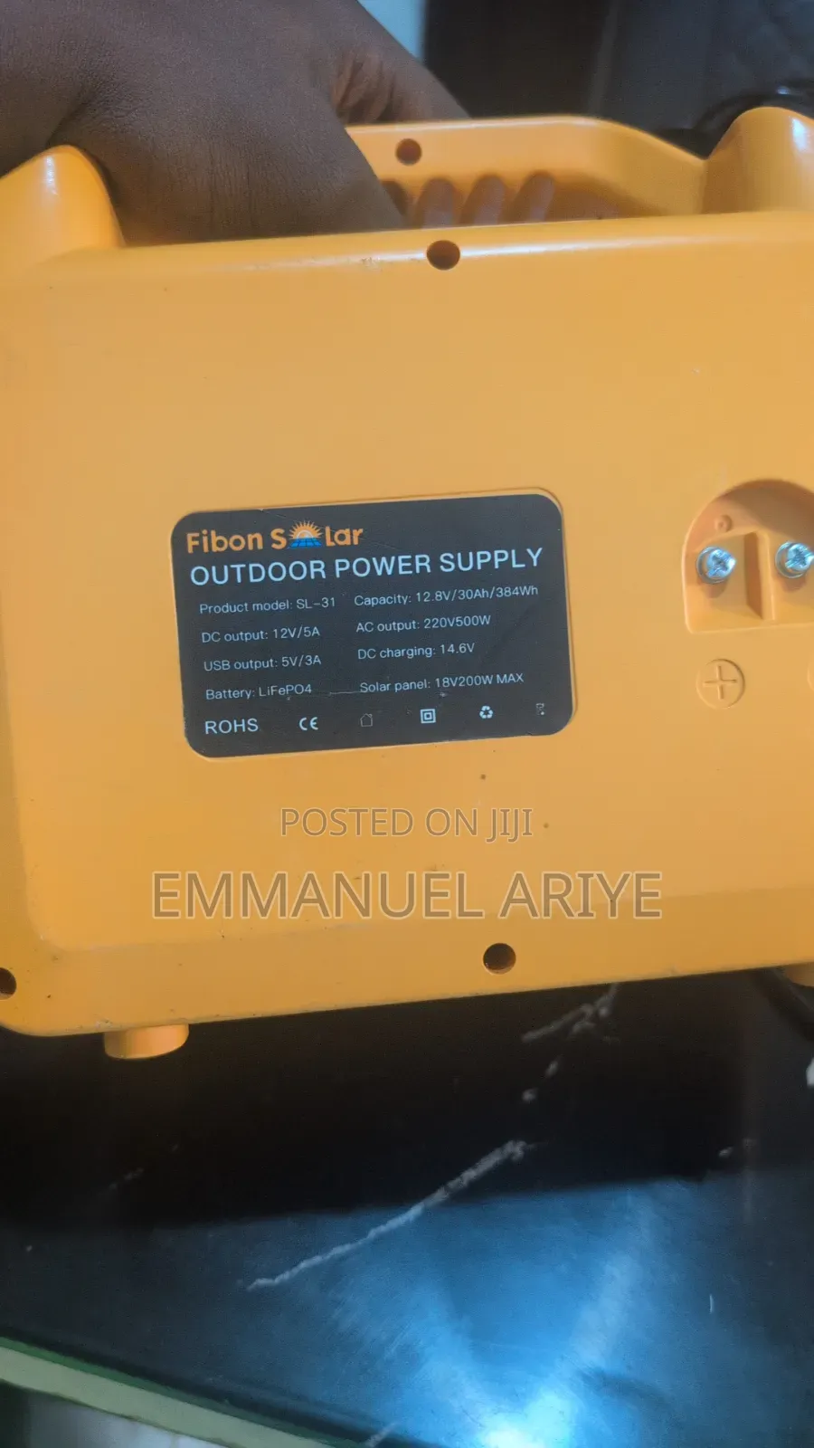 500w Fibon Solar Generator and 100w Panel