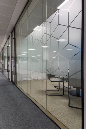 Glass Partition Installation for Reception Areas