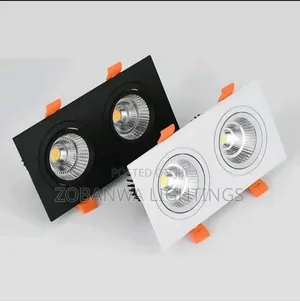 Epistar Chip Double Head Recessed Dimmable LED Downlights
