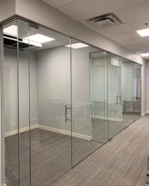 Decorative Glass Partitioning for Workspaces