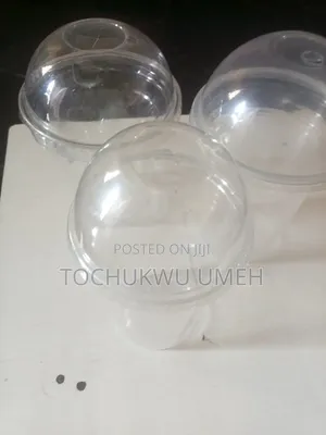 Plastic Disposable Cups With Lids 50-PCS Strong Takeway Cup for Zobo