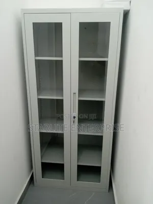 Metal Cupboard With Glass