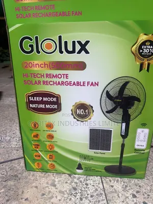Solar Rechargeable Fan