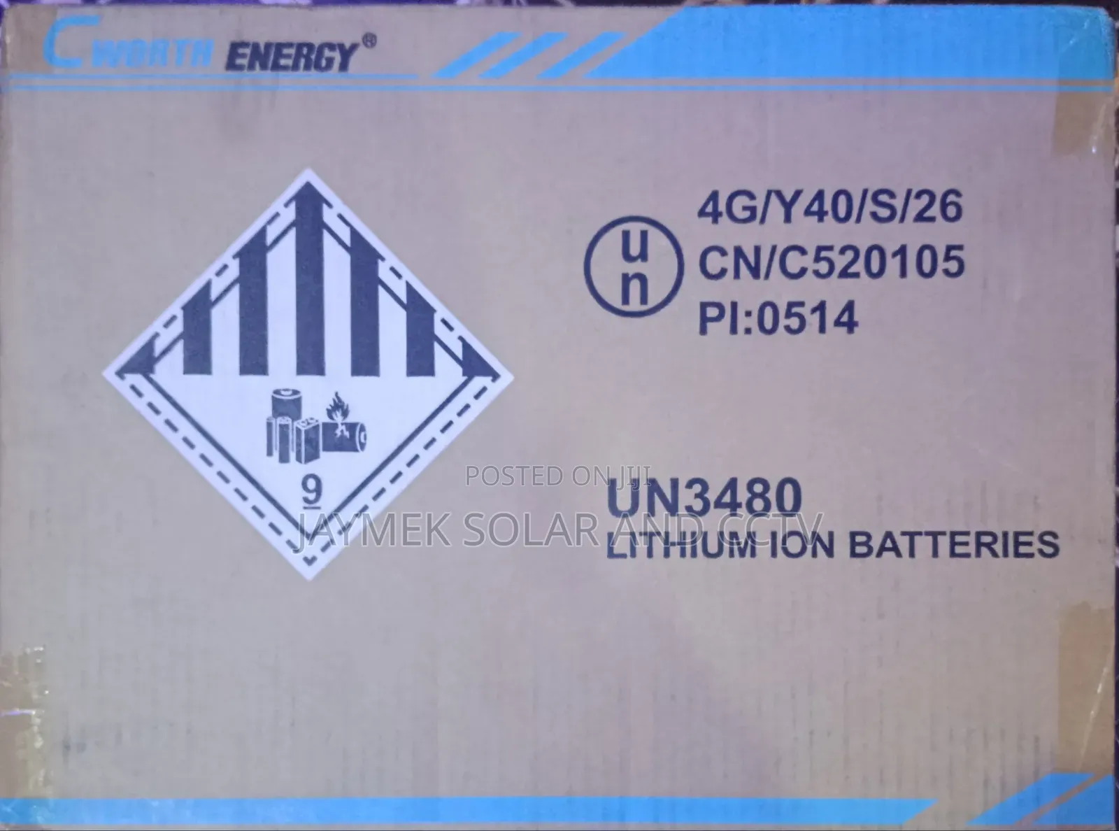 Cworth 2.5kwh Lithium Battery