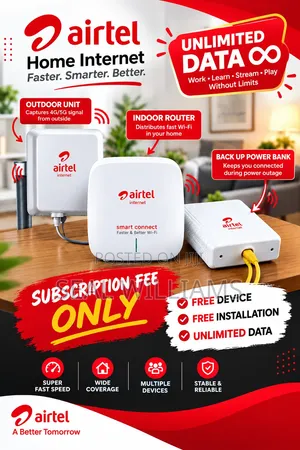 Airtel 5G UNLIMITED Wi-Fi