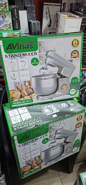 AVINAS 12.8L Stand Mixer 2200W Heavy Duty Dough & Cake Mixer