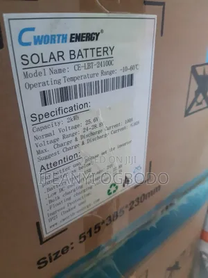 Cworth Energy Solar Lithium 2kwh 24v