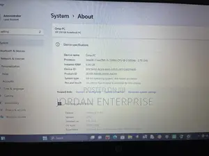 Laptop HP 250 G6 8GB Intel Core i5 SSD 256GB