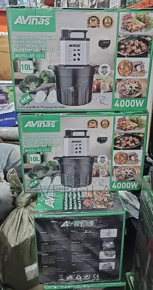 AVINAS 10L 4000W Multifunctional Food Mixer & Meat Grinder