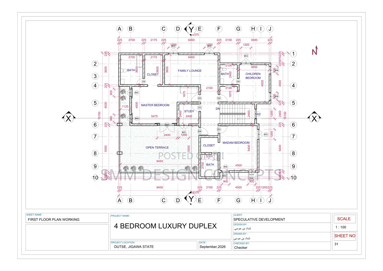 4 Bedroom Luxury Duplex