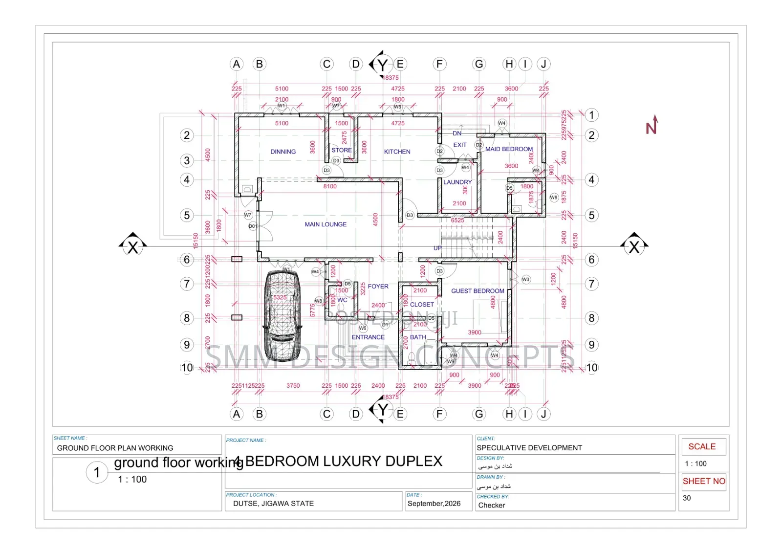 4 Bedroom Luxury Duplex