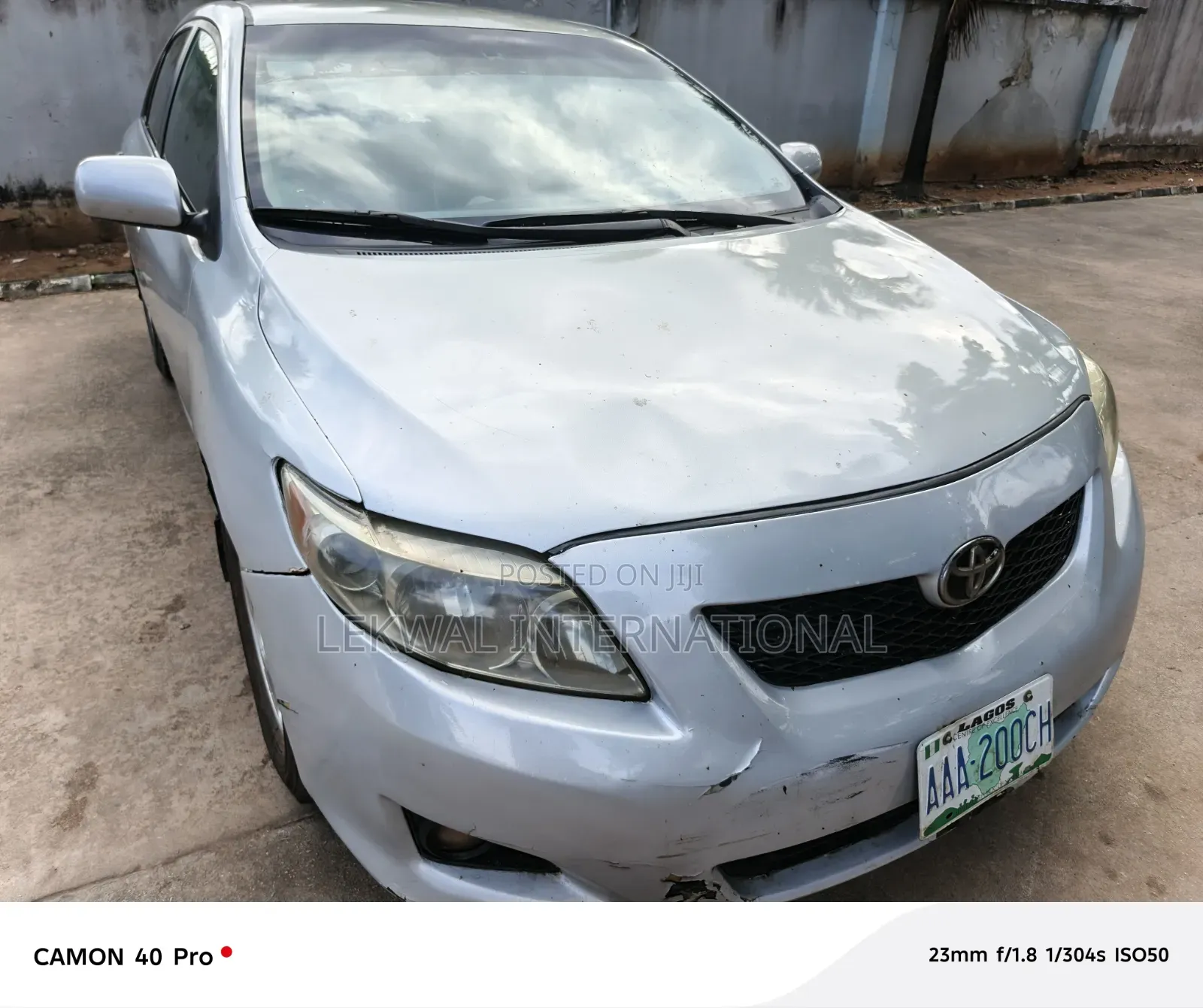 Toyota Corolla 2010 Silver