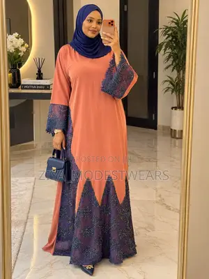 Luxury Stoned Chantilly Lace Abaya