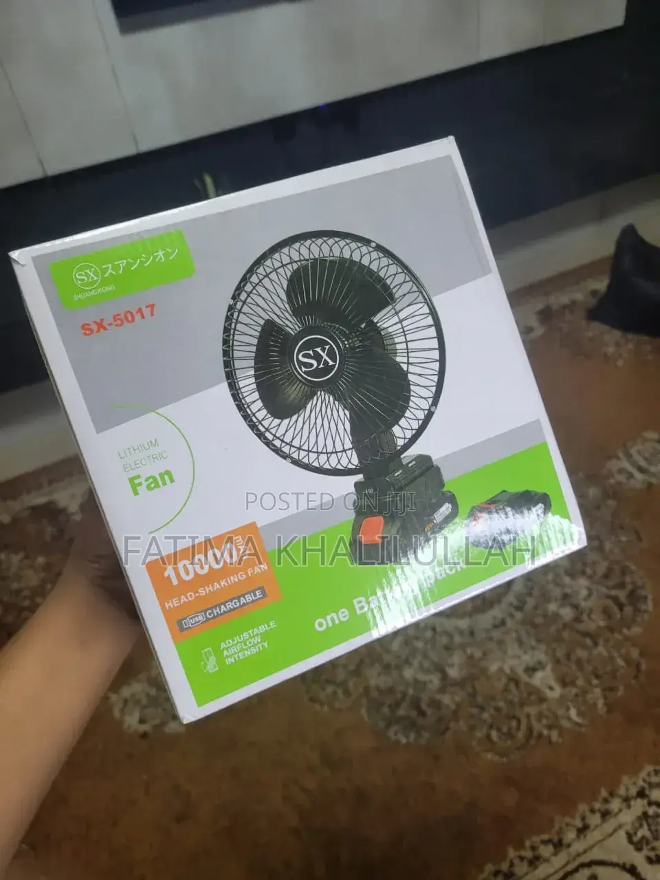 SX Rechargeable Fan