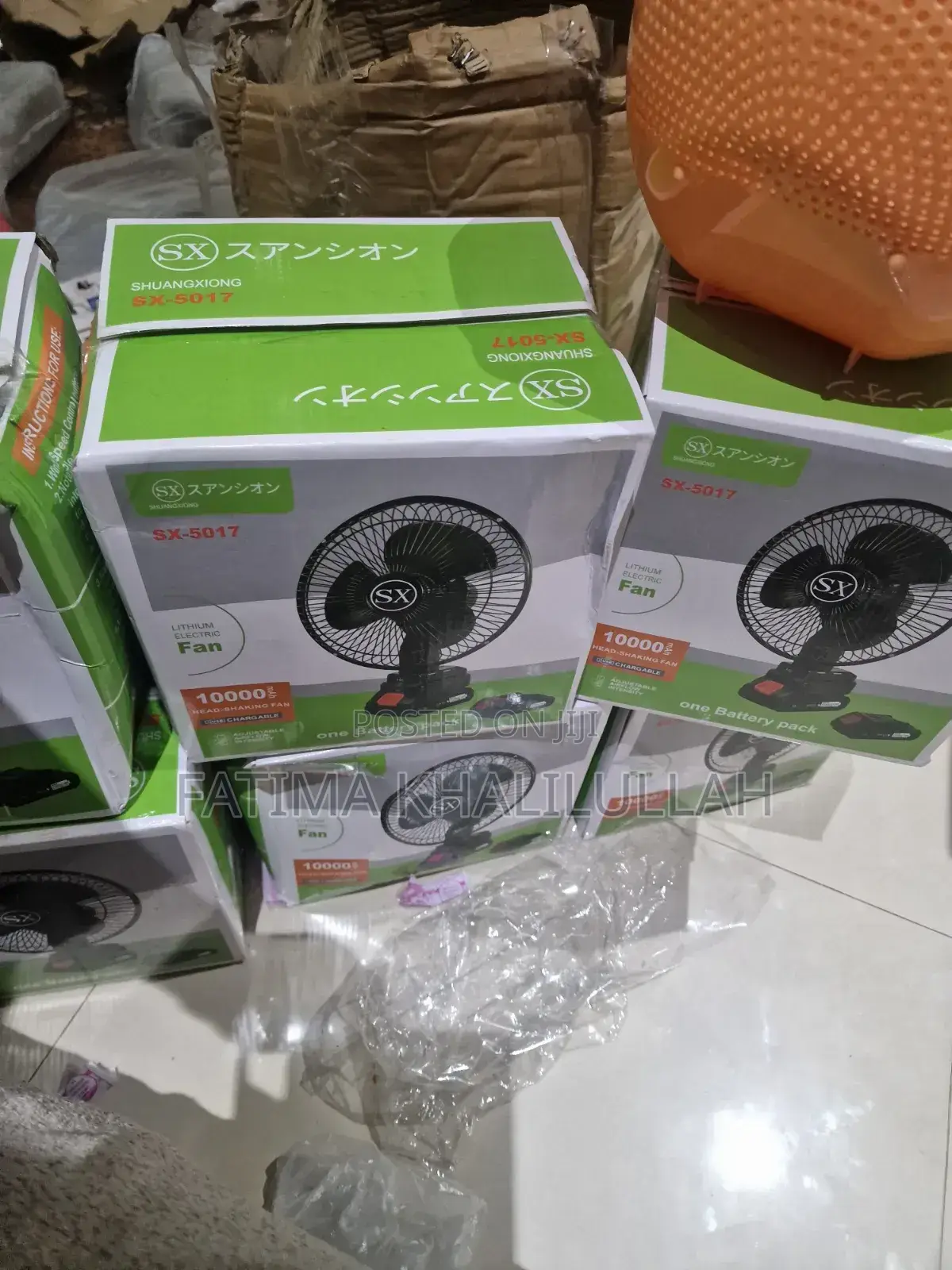 SX Rechargeable Fan