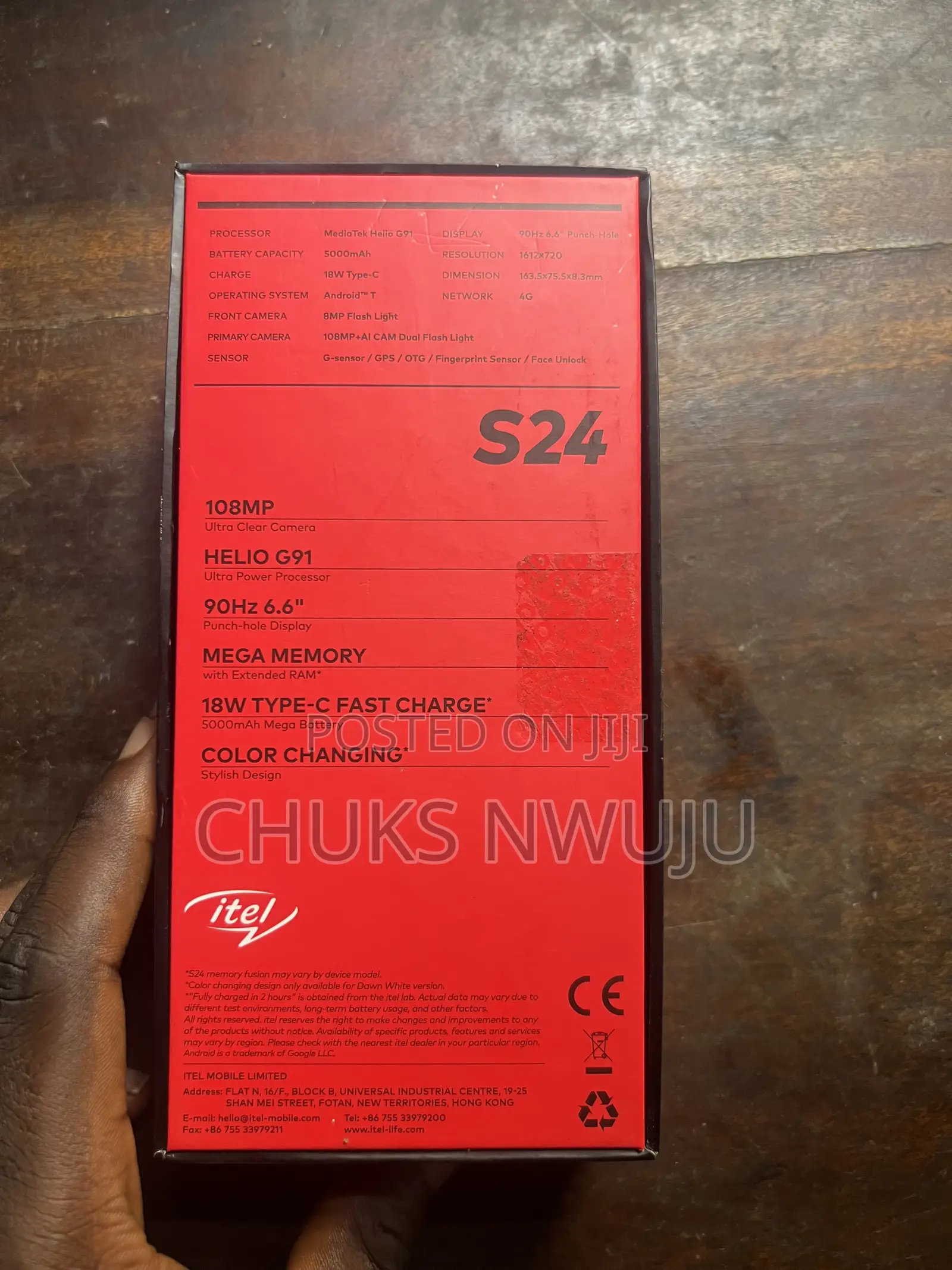 Itel S24 128 GB Graphite