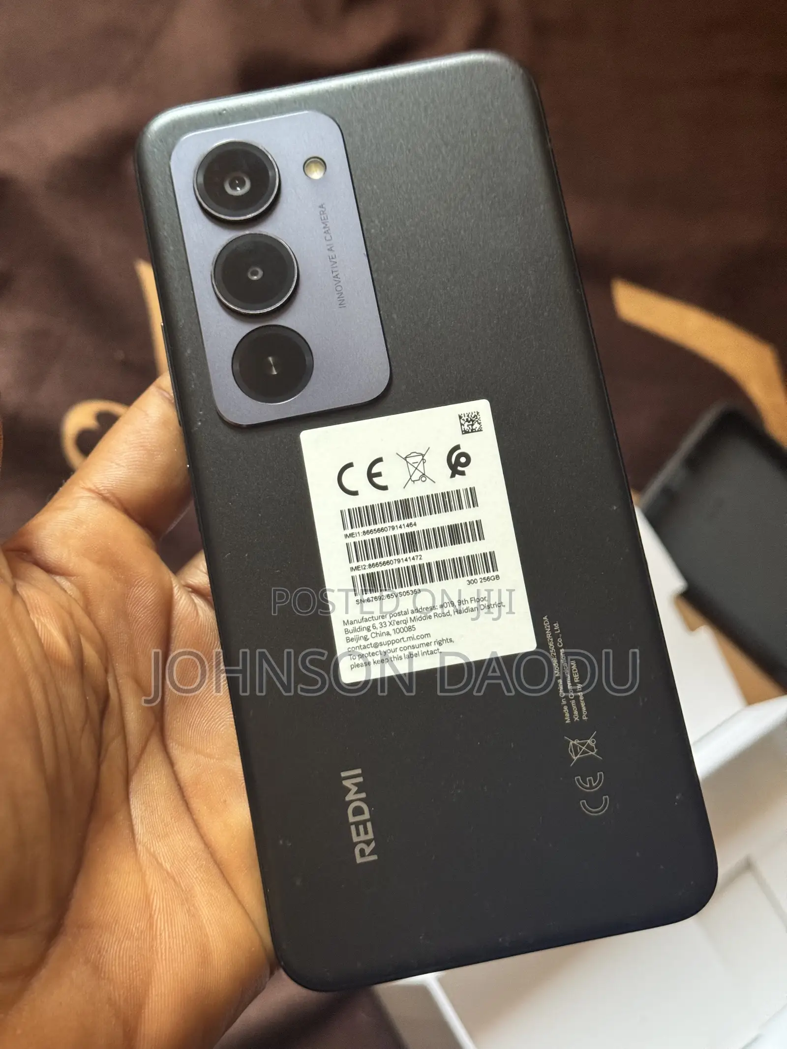 Xiaomi Redmi 15 256 GB Black