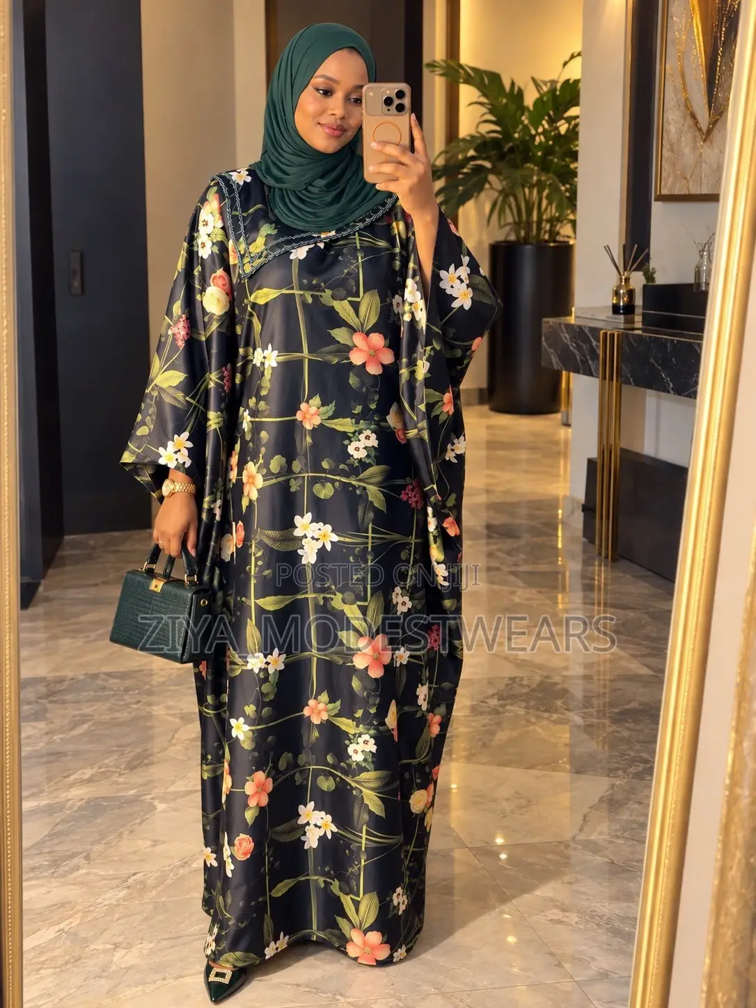 Floral Beaded Boubou