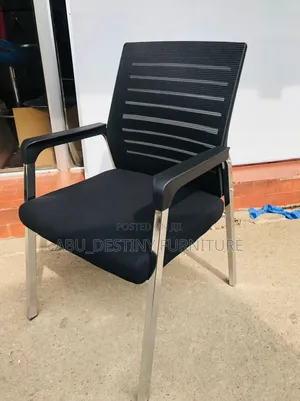 Office Visitors Stainless Mesh Chair