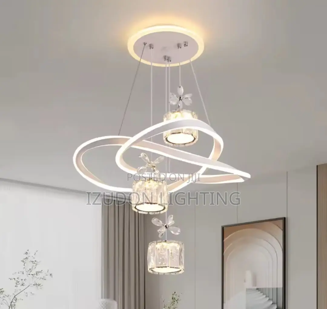 Elegant Tiered LED Chandelier