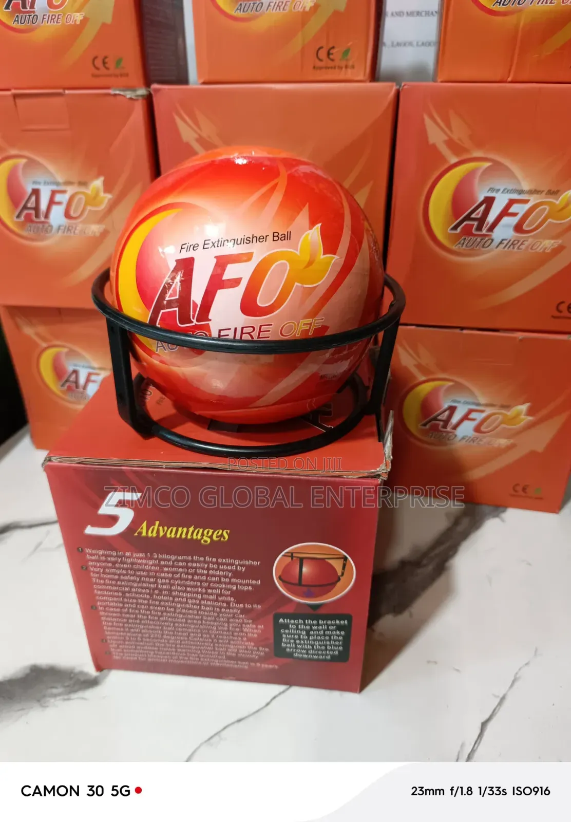 Automatic Ball Fire Extinguisher