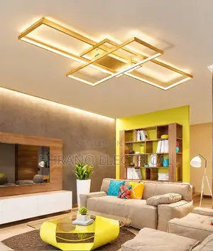 Modern LED Chandeliers Lighting. Black/Gold
