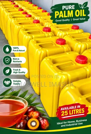 Red Palm Oil for Sale 25 Litres 