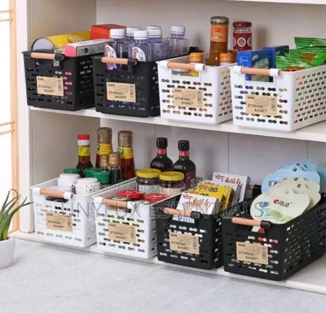 Plastic Storage Basket – Multipurpose Home Organizer