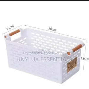 Plastic Storage Basket – Multipurpose Home Organizer