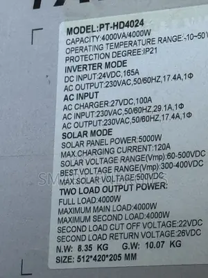 4kva 24v Pattern Hybrid Solar Inverter
