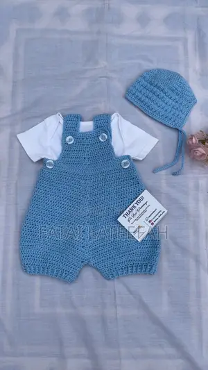 Crochet Baby Boy Dungaree
