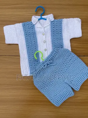 Crochet Baby Boy 2 Piece Set