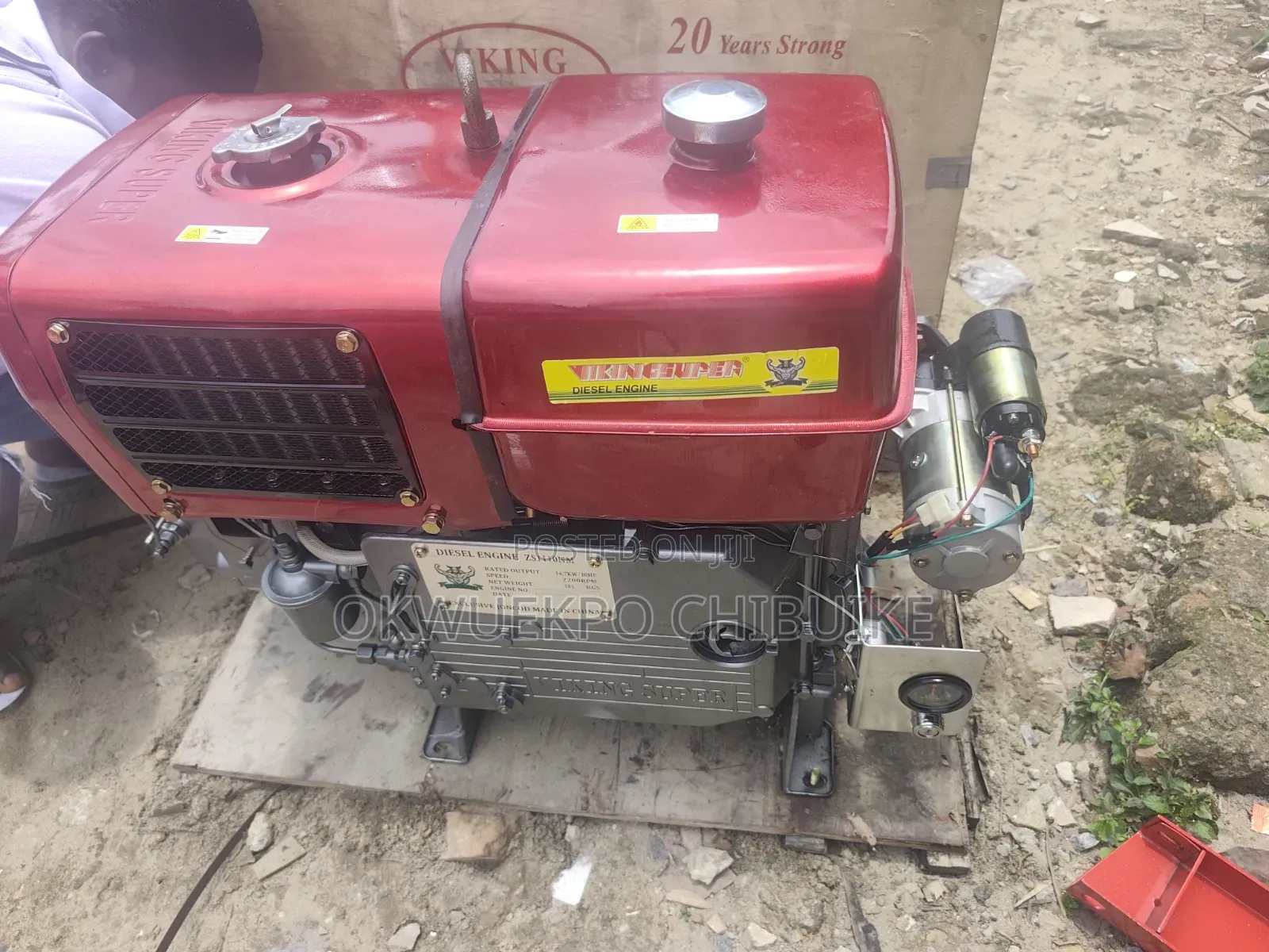 Diesel Engine With Key Starter